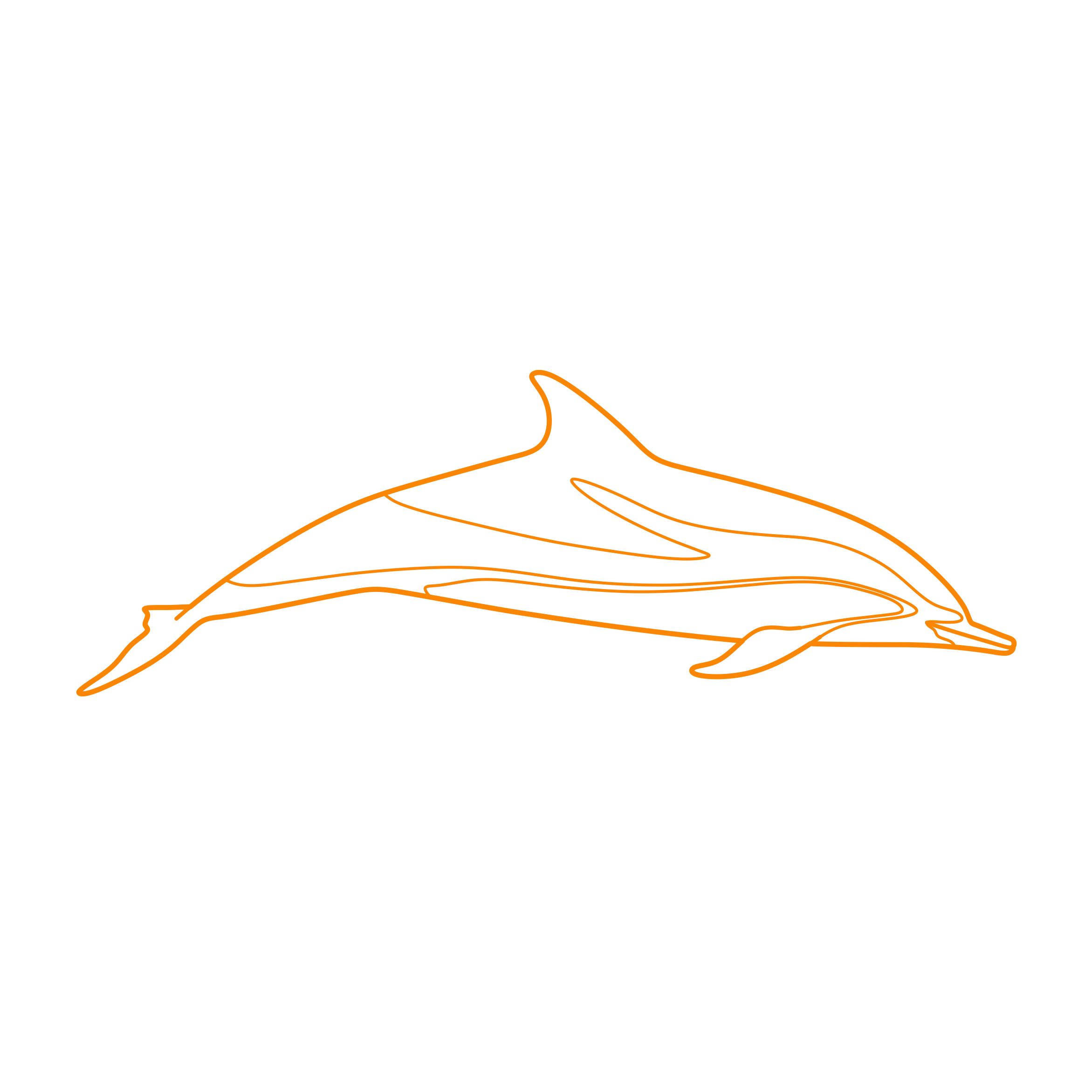 Animals Toothed Whales Striped Dolphin Silhouette Svg Vector Free Vectors